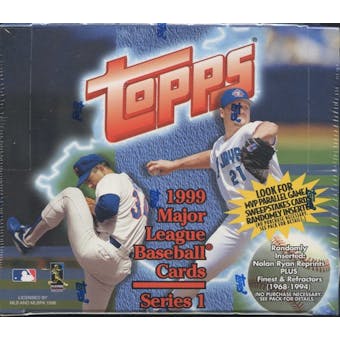 1999 Topps Series 1 Baseball 20 Pack Box