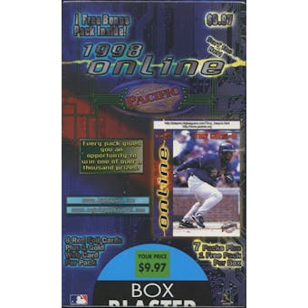 1998 Pacific Online Baseball Blaster Box