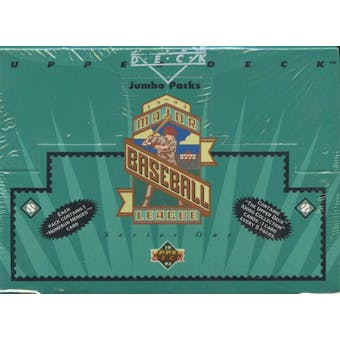 1993 Upper Deck Series 1 Baseball Retail Jumbo Box (Reed Buy)