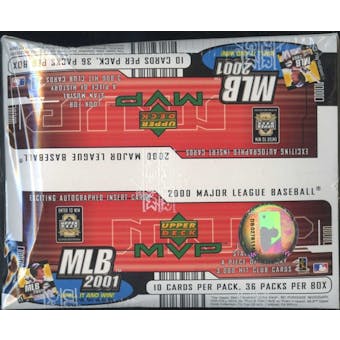 2001 Upper Deck MVP Baseball Retail Box