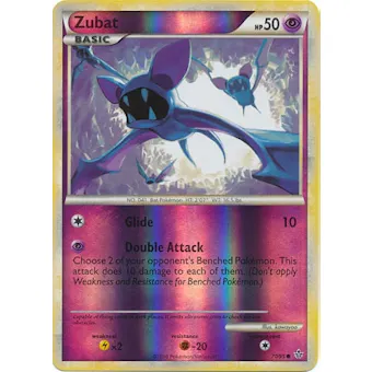 Pokemon Unleashed Single Zubat 70/95 Reverse Holo
