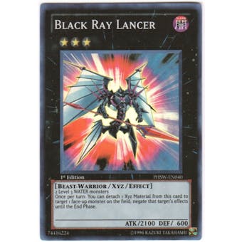 Yu-Gi-Oh Photon Shockwave Single Black Ray Lancer Super Rare