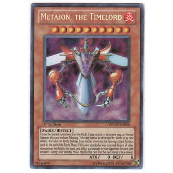 Yu-Gi-Oh Photon Shockwave Single Metaion, the Timelord Secret Rare