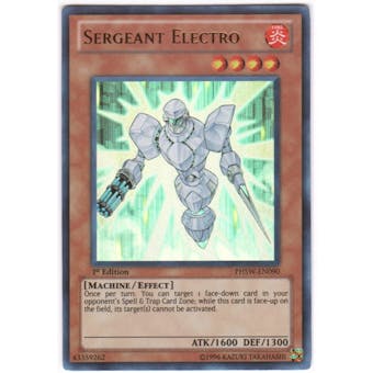 Yu-Gi-Oh Photon Shockwave Single Sergeant Electro Ultra Rare