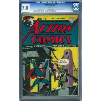 Action Comics #77 CGC 7.0 (W) *1099475002*