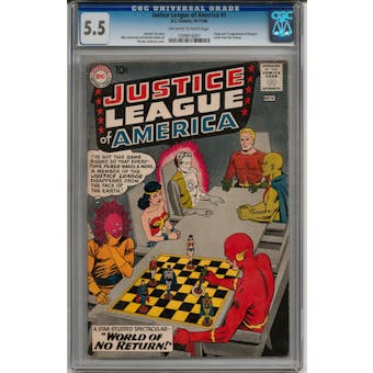 Justice League of America #1 CGC 5.5 (OW-W) *1099816001*