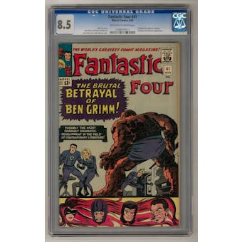 Fantastic Four #41 CGC 8.5 (OW-W) *1099978013*