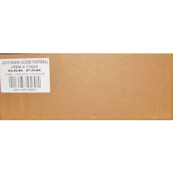 2010 Score Football Retail Rack Pack 12-Box Case