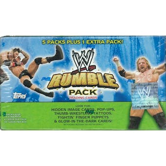 2010 Topps WWE Rumble Pack 6-Pack Box