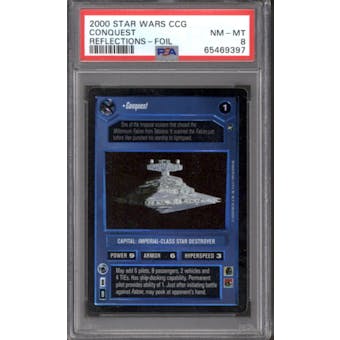 Star Wars CCG Reflections Conquest PSA 8