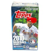 2010 Topps Series 1 Baseball 10-Pack Box (1 Patch Card Per Box!)