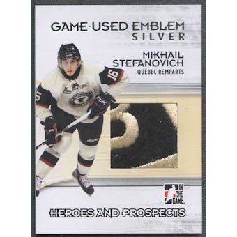 2009/10 Heroes and Prospects Hockey Mikhail Stefanovich Emblem /3