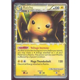 Pokemon Undaunted Single Raichu 83/90