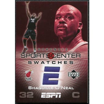2005/06 Upper Deck ESPN Sports Center Swatches #SO Shaquille O'Neal