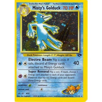 Pokemon Gym Challenge Single Misty's Golduck 12/132 - NEAR MINT (NM)
