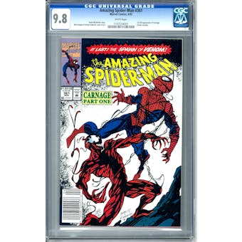 Amazing Spider-Man #361 CGC 9.8 (W) *1107234001*