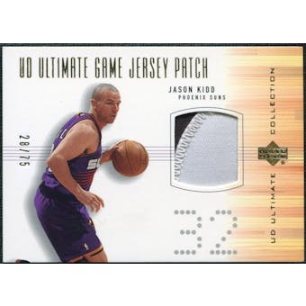 2000/01 Ultimate Collection Game Jerseys Patches #JKP Jason Kidd 28/75