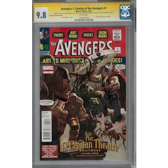 Avengers 1: Coming of the Avengers #1 CGC 9.8 (W) Stan Lee Chris Hemswoth John Romita Jr. Signature Series