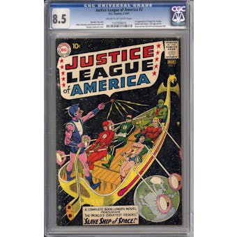 Justice League of America #3 CGC 8.5 (C-OW) *1107938010*