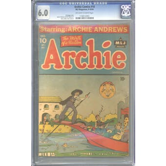 Archie Comics #10 CGC 6.0 (OW-W) *1108122001*