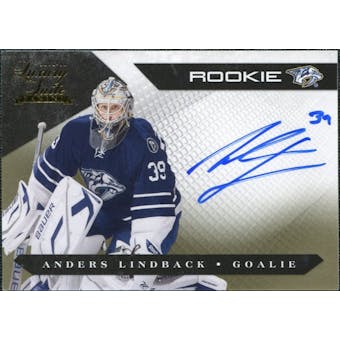 2010/11 Panini Luxury Suite Gold #162 Anders Lindback RC Autograph /10