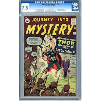 Journey Into Mystery #84 CGC 7.5 (W) *1108504001*