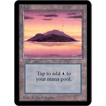 Magic the Gathering Alpha Single Island (Ver 1) - NEAR MINT (NM)
