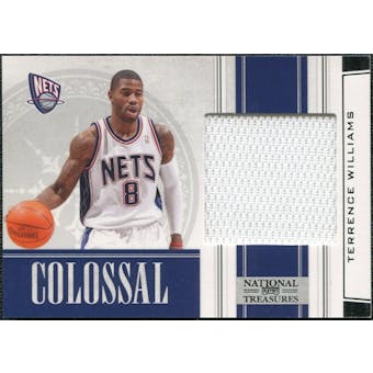2009/10 Playoff National Treasures Colossal Materials #16 Terrence Williams /25