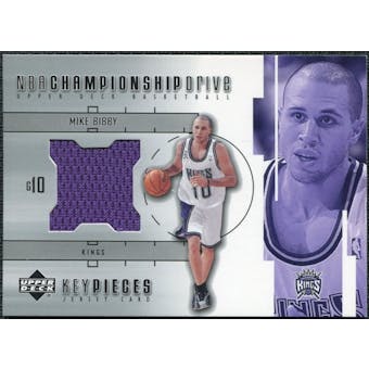 2002/03 Upper Deck Championship Drive Key Pieces Jersey #MBKP Mike Bibby