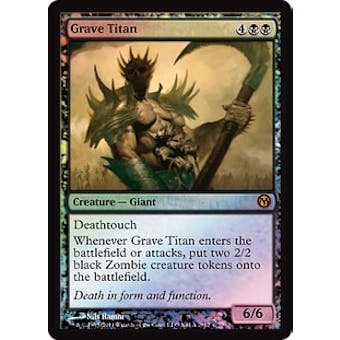 Magic the Gathering Promo Single Grave Titan Foil (Duels of the Planeswalkers 2012)