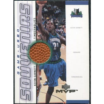 2000/01 Upper Deck MVP Game-Used Souvenirs #KGS Kevin Garnett