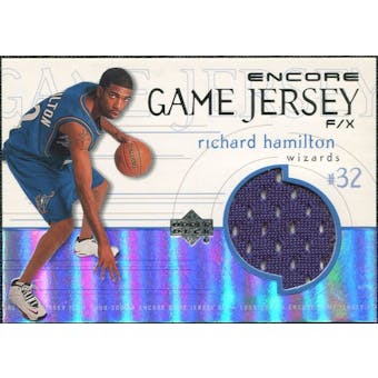 1999/00 Upper Deck Encore Game Jerseys #RHJ Richard Hamilton
