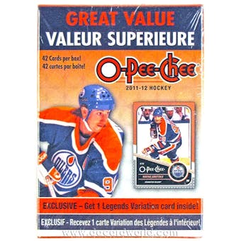 2011/12 Upper Deck O-Pee-Chee Hockey 42 Card Super Pack (Box)