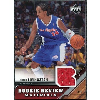 2005/06 Upper Deck Rookie Review Materials #SL Shaun Livingston