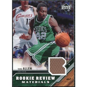 2005/06 Upper Deck Rookie Review Materials #TA Tony Allen