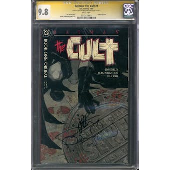 Batman: The Cult #1 CGC 9.8 (W) Signed By Bernie Wrightson & Jim Starlin *1113479004*