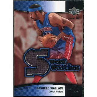 2004/05 Upper Deck Sweet Shot Swatches #RW Rasheed Wallace