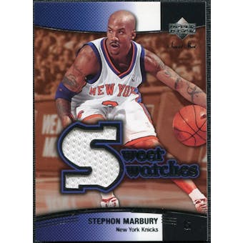 2004/05 Upper Deck Sweet Shot Swatches #SM Stephon Marbury