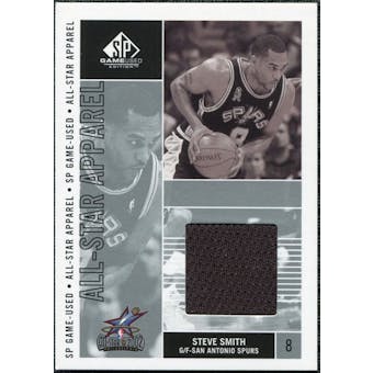 2002/03 Upper Deck SP Game Used All-Star Apparel #SSAS Steve Smith