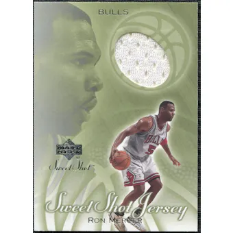 2001/02 Upper Deck Sweet Shot Game Jerseys #RM Ron Mercer