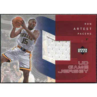 2002/03 Upper Deck UD Game Jerseys 1 #RA Ron Artest H