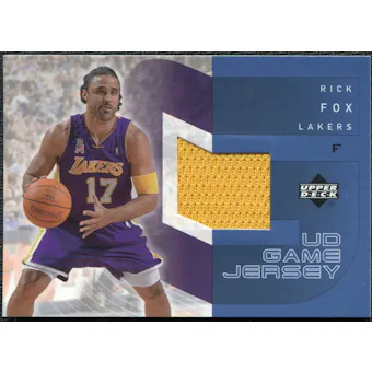 2002/03 Upper Deck UD Game Jerseys 1 #RFRJ Rick Fox R