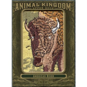 2011 Upper Deck Goodwin Champions Animal Kingdom Patches #AK60 American Bison NT