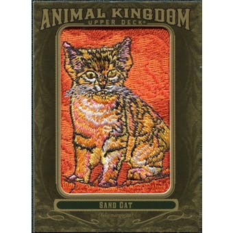 2011 Upper Deck Goodwin Champions Animal Kingdom Patches #AK62 Sand Cat NT