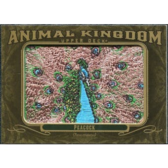 2011 Upper Deck Goodwin Champions Animal Kingdom Patches #AK45 Peacock LC