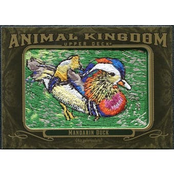 2011 Upper Deck Goodwin Champions Animal Kingdom Patches #AK46 Mandarin Duck LC