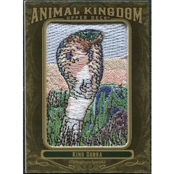2011 Upper Deck Goodwin Champions Animal Kingdom Patches #AK48 King Cobra LC