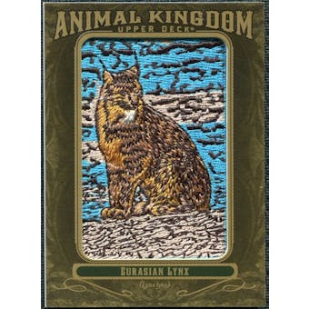 2011 Upper Deck Goodwin Champions Animal Kingdom Patches #AK54 Eurasian Lynx LC