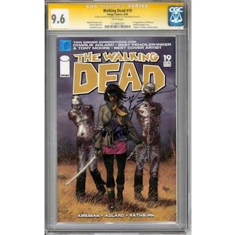 Walking Dead #19 CGC 9.6 Robert Kirkman Tony Moore Signature Series (W) *1114885001*
