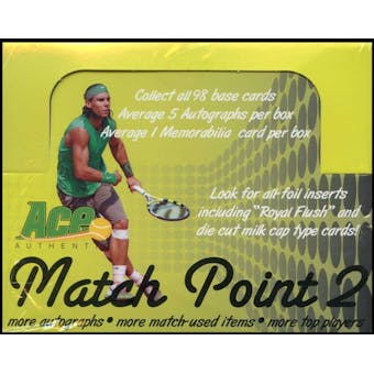 2011 Ace Authentic Match Point Tennis Hobby Box